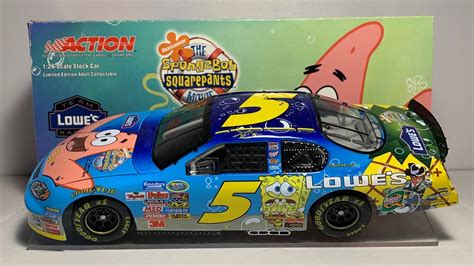 Diecast & Toy Vehicles SPONGEBOB SQUAREPANTS THE MOVIE NASCAR 5 TEAM CALIBER KYLE BUSCH CAR 2004 ...