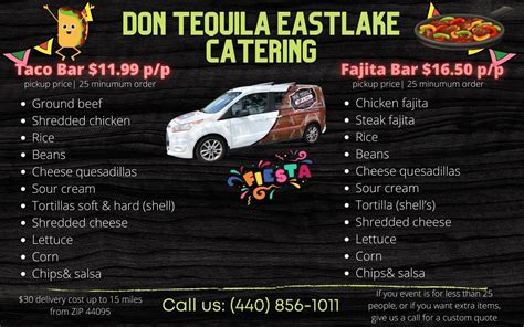 Catering Don Tequila Eastlake