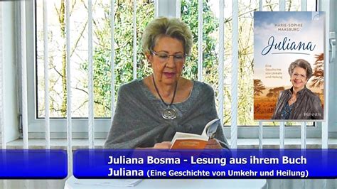 Lesung aus dem Buch Juliana (Eine Geschichte von Umkehr und Heilung ...