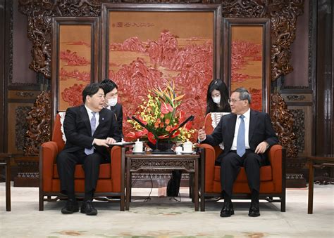 李強総理林芳正外相と会談 写真1枚 国際ニュースAFPBB News