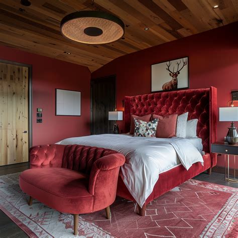 50+ Red Bedroom Ideas for A Bold and Aesthetic Home Decoration ...