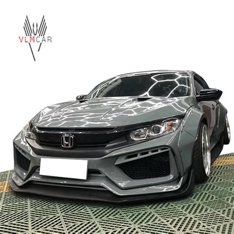 Robot Craftsman Carbon Fiber Widebody Kit For Honda Civic Th Gen