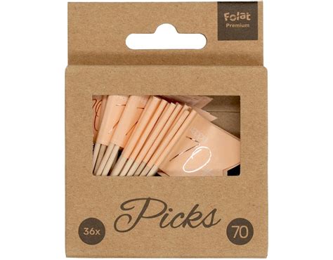 Prickers Jahre Rose Gold Cm St Ck Partywinkel