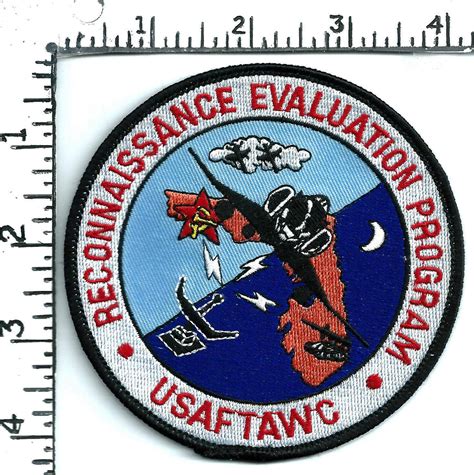 Authentic Usaf Patch Circa 1980s 4486th Fighter Weapons Sqdn Recon Eval Prg 3880500896