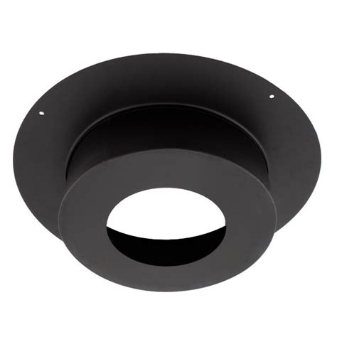 Rosace Plafond Bois Conduit Noir Ou Anthracite Brico Chemin E