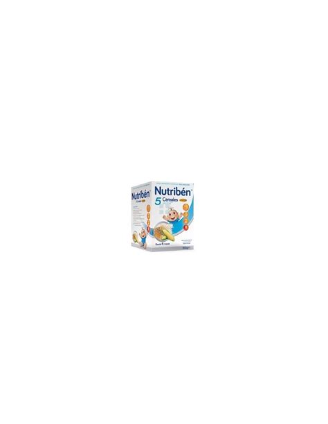 Comprar Nutriben Papilla 5 Cereales Fibra 600 Gr Precio Online