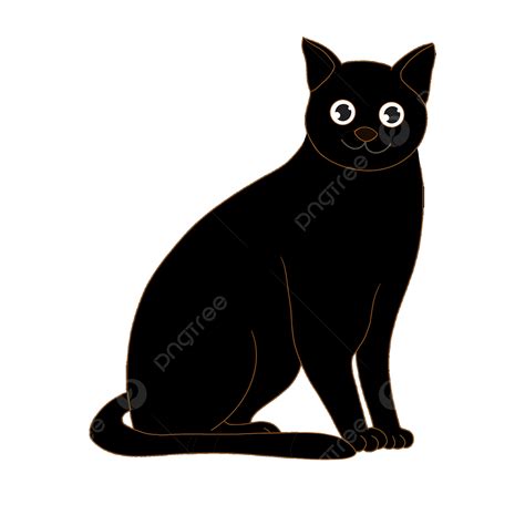 Cute Black Cat Clipart Hd Png Cute Pet Black Cat Clip Art Cute