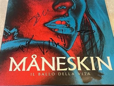 Maneskin FULL BAND Signed Autographed Il Ballo Della Vita Record Album