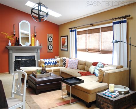 Burnt Orange Accent Wall Color