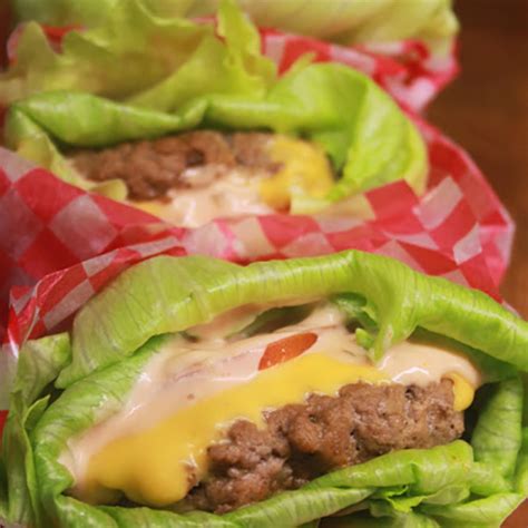 Lettuce Wrapped Cheeseburgers