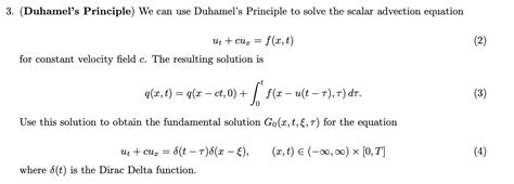 Duhamel S Principle We Can Use Duhamel S Chegg