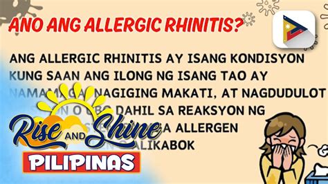 SAY Ni DOK Ano Nga Ba Ang Dahilan Kung Bakit Nagkakaroon Ng Allergic