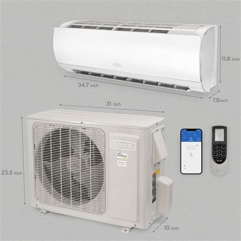 Buy Barton Btu Mini Split Air Conditioner Ductless Inverter