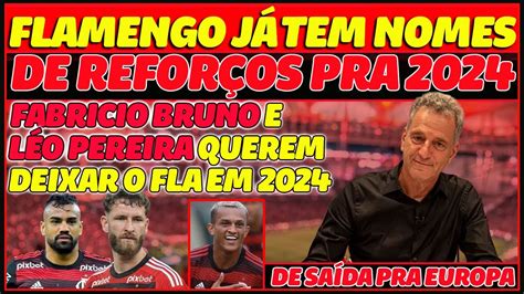 Flamengo J Tem Nomes Para Refor Ar O Time Em Fabricio Bruno E