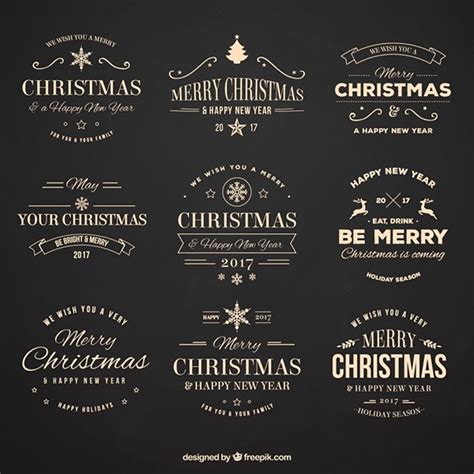 Collection of vintage Christmas Badges :: Behance