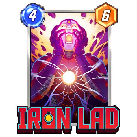 Iron Lad Flaviano Marvel Snap Card Variant Marvel Snap Zone