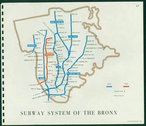 Bronx Subway Map With Streets - United States Map