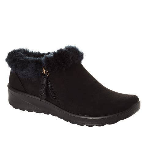 Bzees Machine Washable Faux Fur Lined Bootie 20498935 Hsn