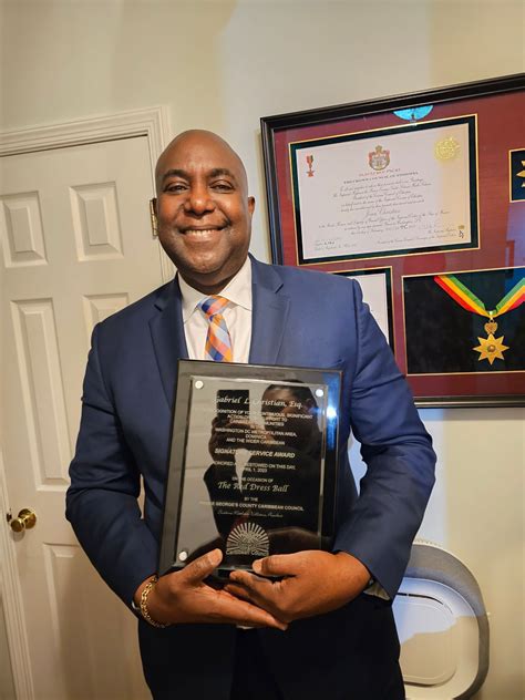 Signature Service - Caribbean Community Leadership Award