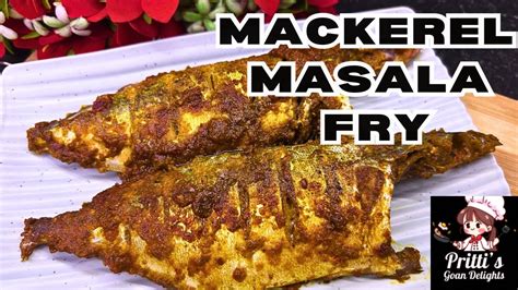 How To Make Mackerel Masala Fish Fry Recipe Bangda Fish Fry Recipe