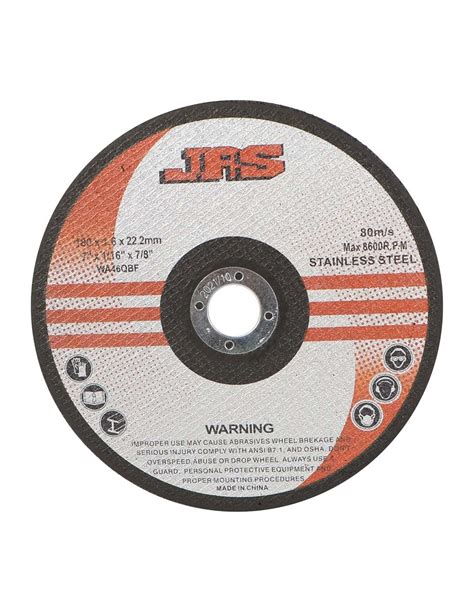 Ssmetal Cutting Disc 180 X 16 X 222 Mm