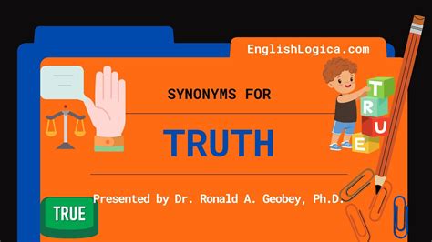 Synonyms For Truth How To Talk About Truth Vocabulary Builder Youtube