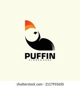 Puffin Bird Logo Vector Design Animal Stock Vector (Royalty Free) 2117955650