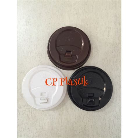 Jual Lid Hot Paper Cup Tutup Gelas Kertas Uk Oz Isi Pcs Shopee Indonesia