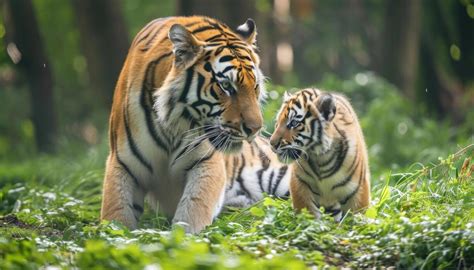 tiger forest stock  images  backgrounds