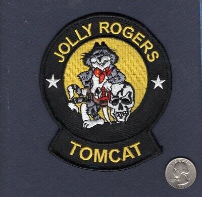 VF 84 JOLLY ROGERS US NAVY Grumman F 14 TOMCAT Squadron Mascot Shoulder