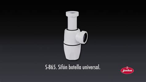 Cómo instalar un sifón de botella para lavabo JIMTEN S 865 YouTube