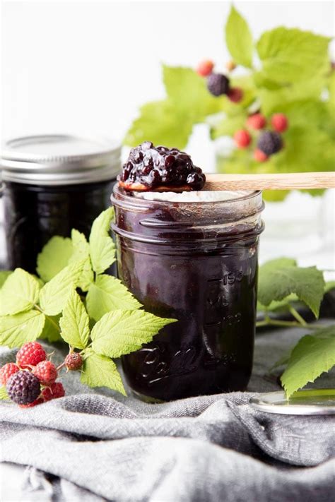 How To Make Black Raspberry Jam Wholefully