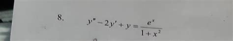 Solved Find The General Solution To The De 2x2y∗ Xy′−3y 0