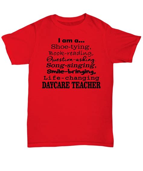 Funny Teacher T-shirt/ Daycare Teacher T-shirt/ Unisex Teacher T-shirt ...