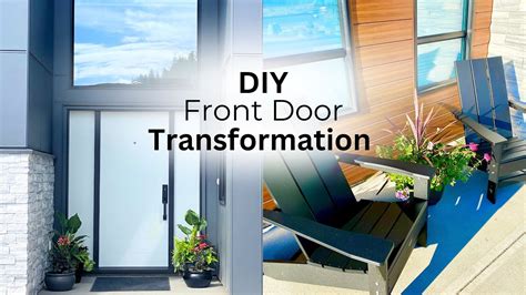 Transform Your Front Door With This Easy Diy Makeover Youtube