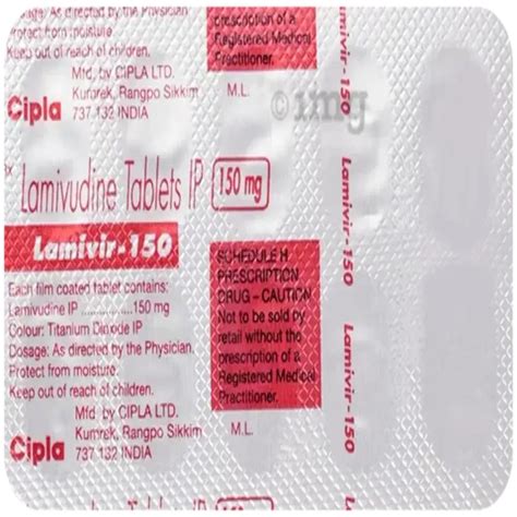 Lamivudine Mg Tab Lamivir Mg Tablet At Rs Strip Of Tablets