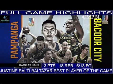 PAMPANGA GIANT LANTERS VS BACOOR CITY STRIKERS MPBL HIGHLIGHTS JULY