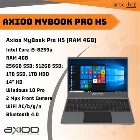 Axioo Mybook Pro H Ram Gb H Tb Hdd