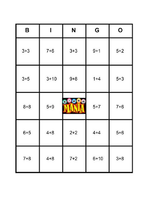 Math Bingo Cards | PDF