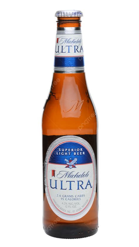 Single Michelob Ultra Bottle Illustrative Package Editorial Bottle