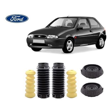 Par Kit Batente Coxim Coifa Do Amortecedor Traseiro Ford Fiesta 1996