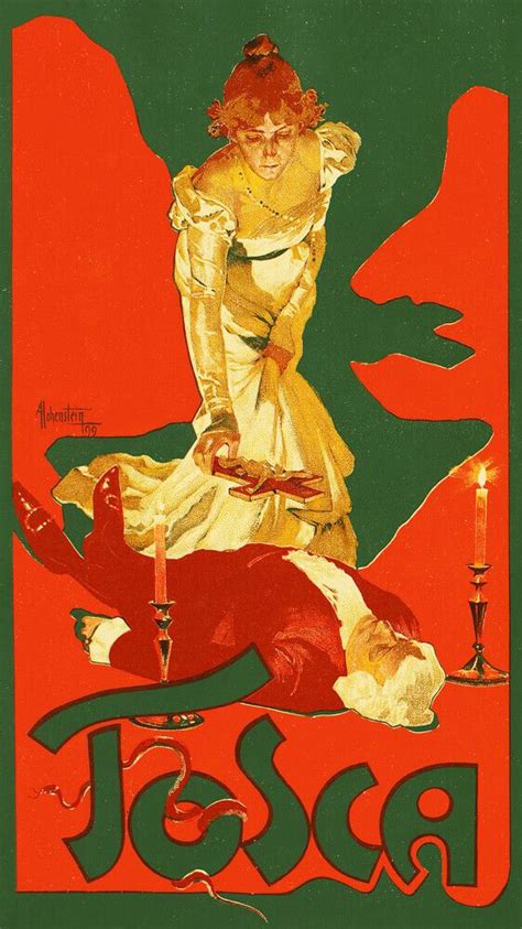 Wall Art Adolfo Hohenstein Tosca 1899 By Vintage Collection