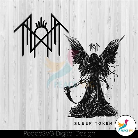 Sleep Token Reaper Angel Rock Band Svg Cutting Digital File Peacesvg