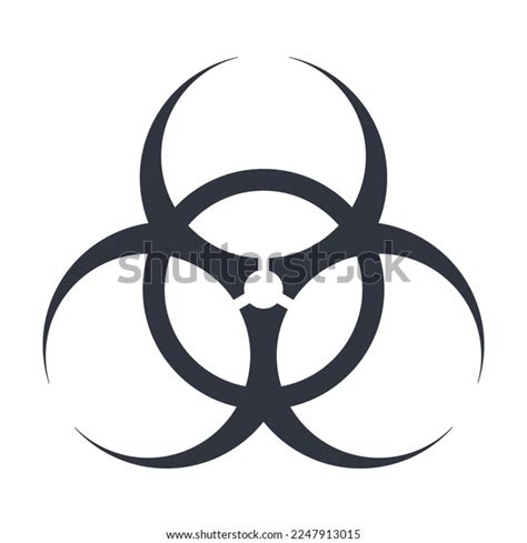 Biohazard Vector Sign International Biohazard Warning Stock Vector (Royalty Free) 2247913015 ...