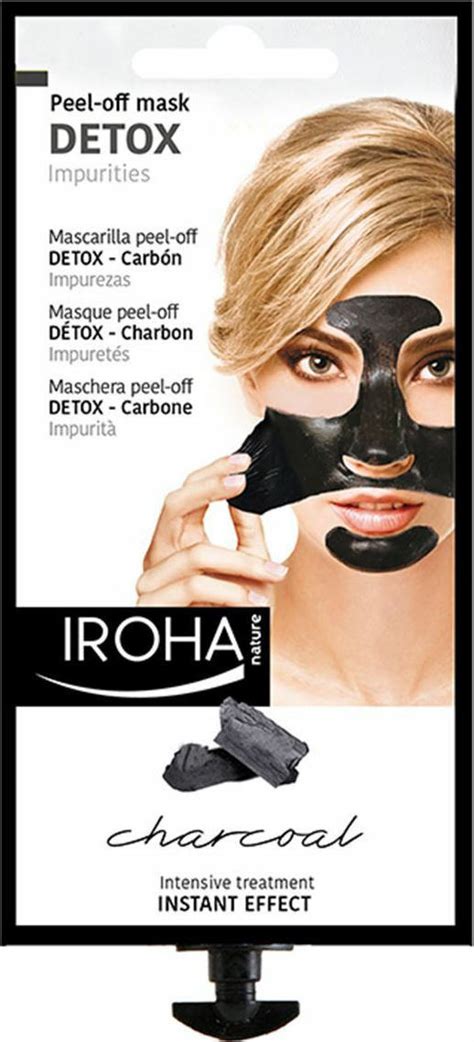 Iroha Nature Charcoal Detox Peel Off Mask 23ml Skroutz Gr