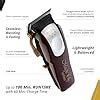 Wahl Tondeuse Clip Magique Sans Fil Rouge Et Argent Amazon Fr