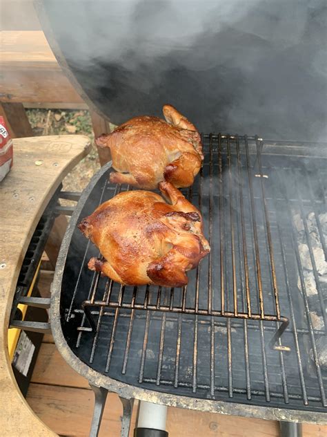 I Smoked Cornish Game Hens As A Personal Pan Poultry Thanksgiving Meal