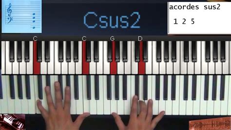 Acordes Sus2 En El Piano Youtube