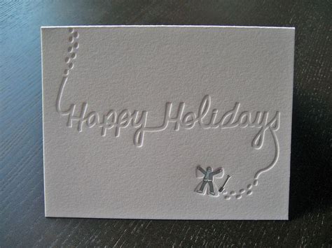 Snow Day Holiday Cards | Letterpress Christmas