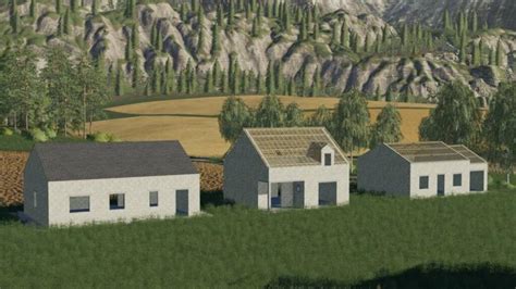 Fs19 Placeable Constructions Houses V1000 • Farming Simulator 19 17